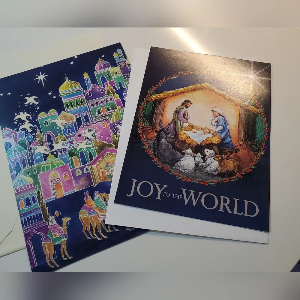 Collection of 20 Christmas Greeting Cards with envelopes